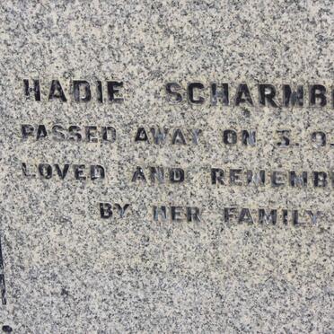 SCHARMBERG Hadie -1971