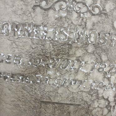 SCHOOR Cornelis Mostert, van 1878-1903