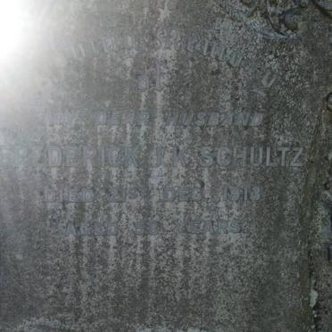 SCHULTZ Frederick J.K. -1913