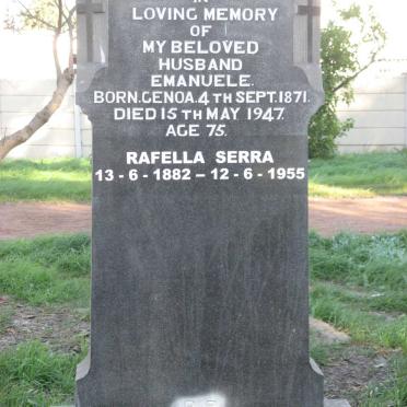 SERRA Emanuele 1871-1947 &amp; Rafella 1882-1955
