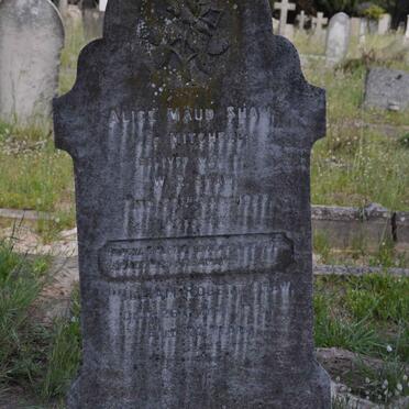 SHAW William Robert -1937 :: SHAW Alice Maud nee MITCHELL -1925