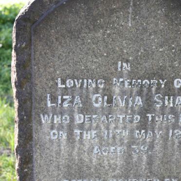 SHAW Liza Olivia -1951