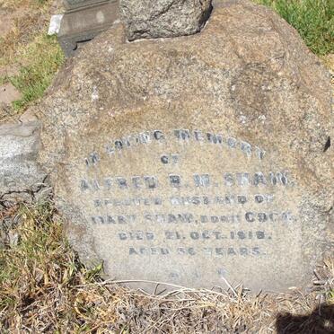 SHAW Alfred R.M. -1918