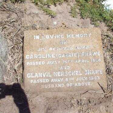 SHAWE Glanvil Herschel -1963 &amp; Caroline -1960