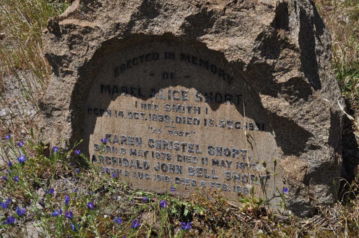 SHORT Mabel Alice nee SMITH 18?9-1931 :: SHORT Archibald John Bell 1918-198?