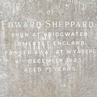 SHEPPARD Edward -1925