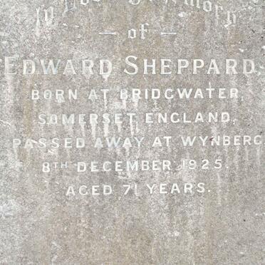SHEPPARD Edward -1925