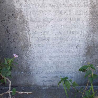 SINCLAIR Richard  -1922