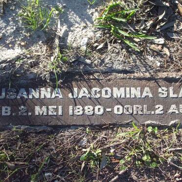 SLABBER Susanna Jacomina 1880-1942
