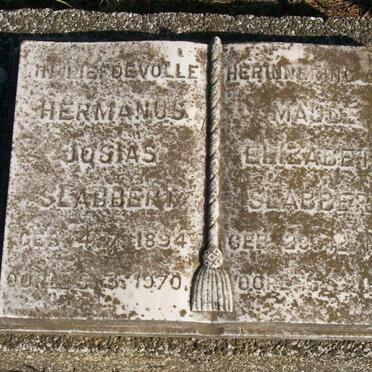 SLABBERT Hermanus Josias 1894-1970 &amp; Maude Elizabeth 1906-198?