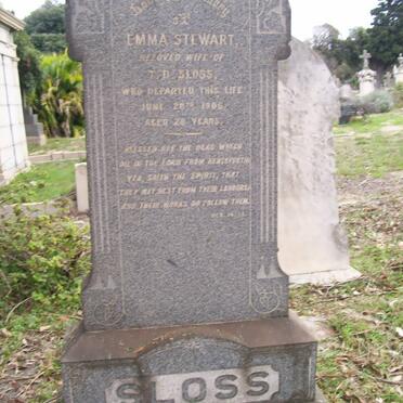 SLOSS Emma nee STEWART -1905