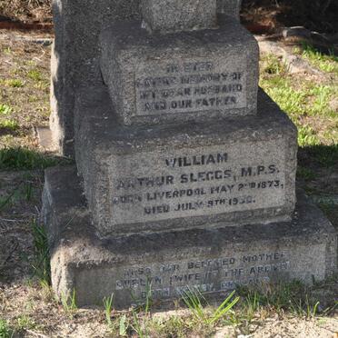 SLEGGS William Arthur 1873-1932 &amp; Evelyn