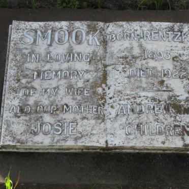 SMOOK Josie nee RENTZKE 1893-1922
