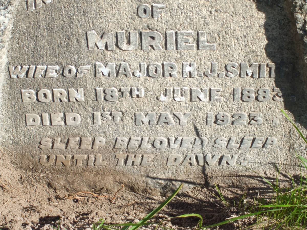 SMITH Muriel 1883-1923