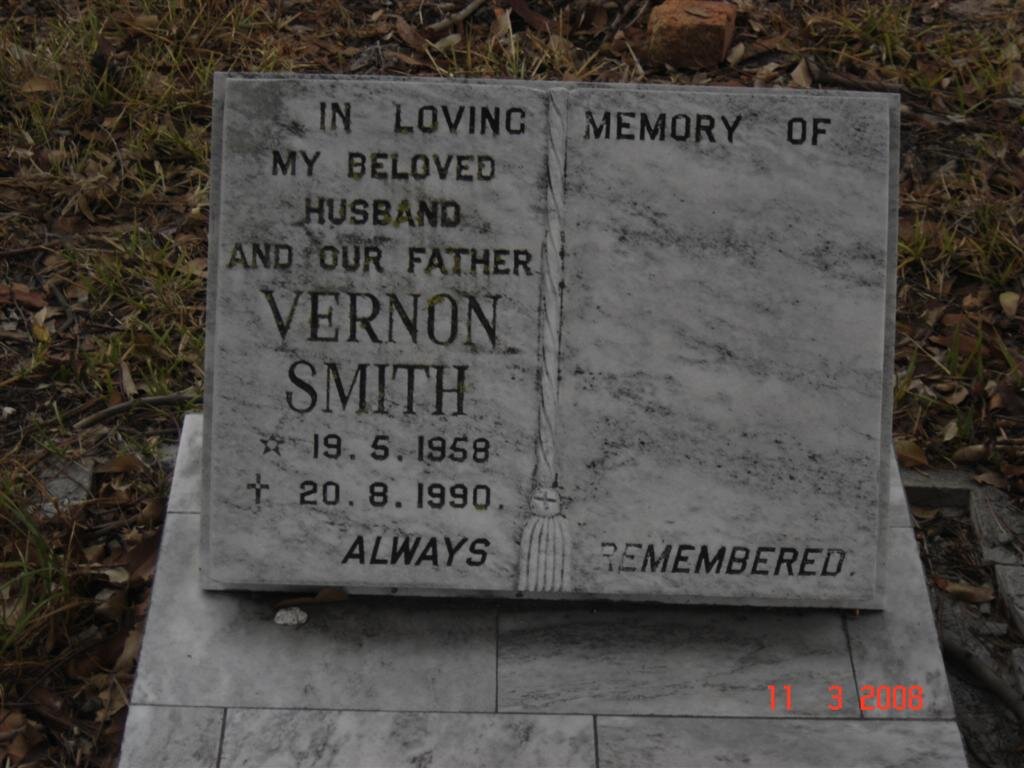 SMITH Vernon 1958-1990