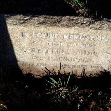 SMITH Catherine nee MACDONALD -1941