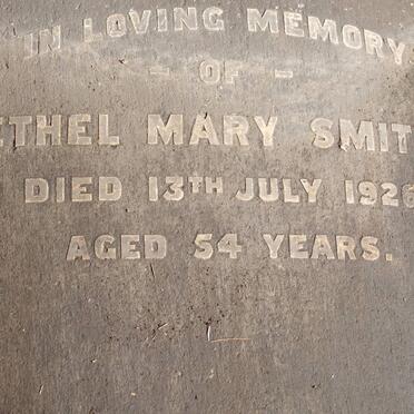 SMITH Ethel Mary -1926