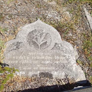 SMITH Frederick B.D. 1850-1940 &amp; Ruth DRAYSON -1932 :: SMITH Horace Thompson 1887-1903 