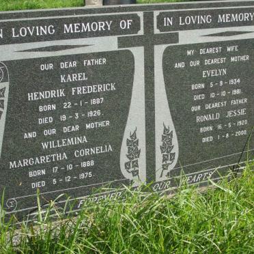 SMEDA Hendrik Frederick 1887-1926 &amp; Willemina Margaretha C.1888-1975 :: SMEDA Ronald Jessie 1920-2000 &amp; Evelyn 1934-1981