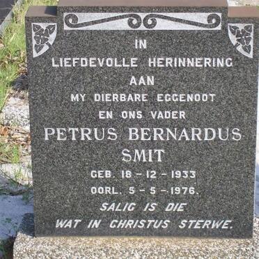 SMIT Petrus Bernadus 1933-1976