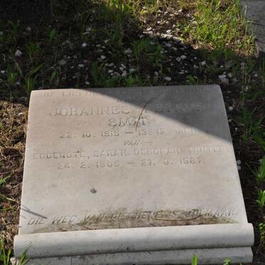 SMIT Johannes Petrus 1915-1980 &amp; Sarah Deborah TRUTER 1905-1987