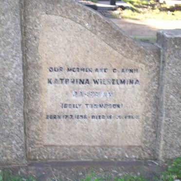 SMIT grave Katherine Wilhelmina 1896-1963