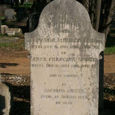 SMUTS Gerharda Matilda -1916 :: SMUTS Anna Francina -1916 :: SMUTS Jacobus -1935