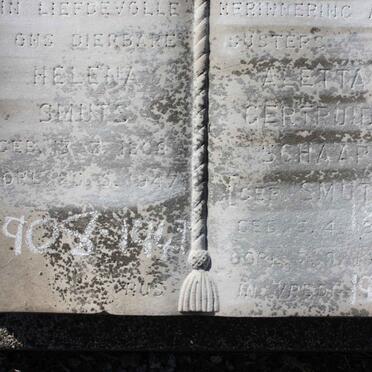 SMUTS Helena 1908-1947 :: SCHAAP Aletta Gertruida nee SMUTS 1891-1966