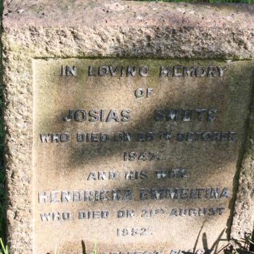 SMUTS Josias -1947 &amp; Hendricka Emmeltina -1952