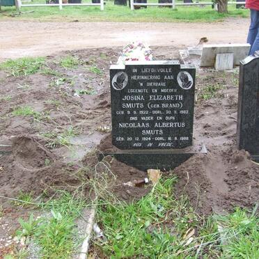 SMUTS Nicolaas Albertus 1924-1988 &amp; Josina Elizabeth BRAND 1922-1982