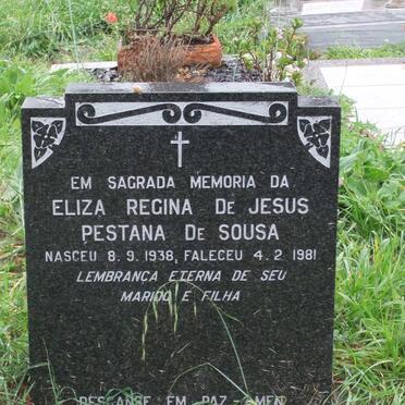SOUSA Eliza Regina de Jesus Pestana, de 1938-1981