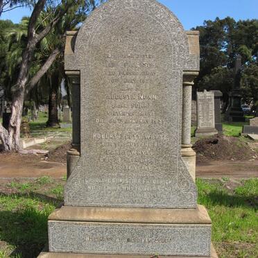 SOHR Marie Olga -1928 :: NUNN Augusta nee SOHR -1935 :: WHYTE Robert Scott -1942