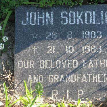 SOKOLIC John 1903-1983