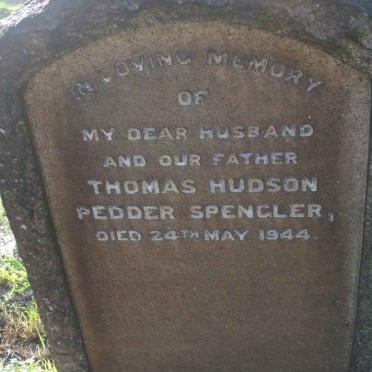 SPENGLER Thomas Hudson Pedder -1944