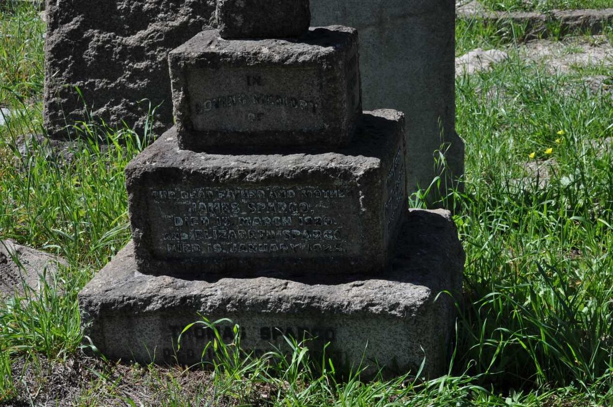 SPARGO James -1920 &amp; Elizabeth -1925 :: SPARGO Thomas :: SPARGO Mary -1959  :: OVERTON Laura Elizabeth -1961