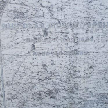 SPEIRS Nicholas Mushet -1894