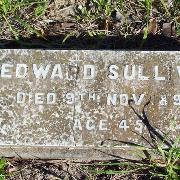 SULLIVAN Edward  -1896 