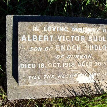 SUDLOW Arthur Victor -1918