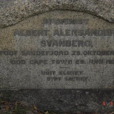 SVANDBERG Albert Aleksander 1893-1930
