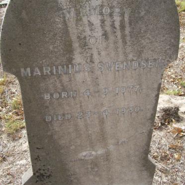 SVENDSEN Marinius 1877-1930