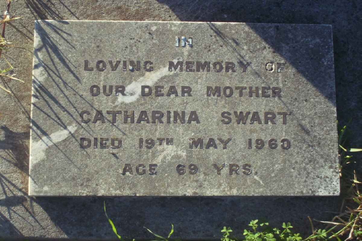 SWART Catharina -1960