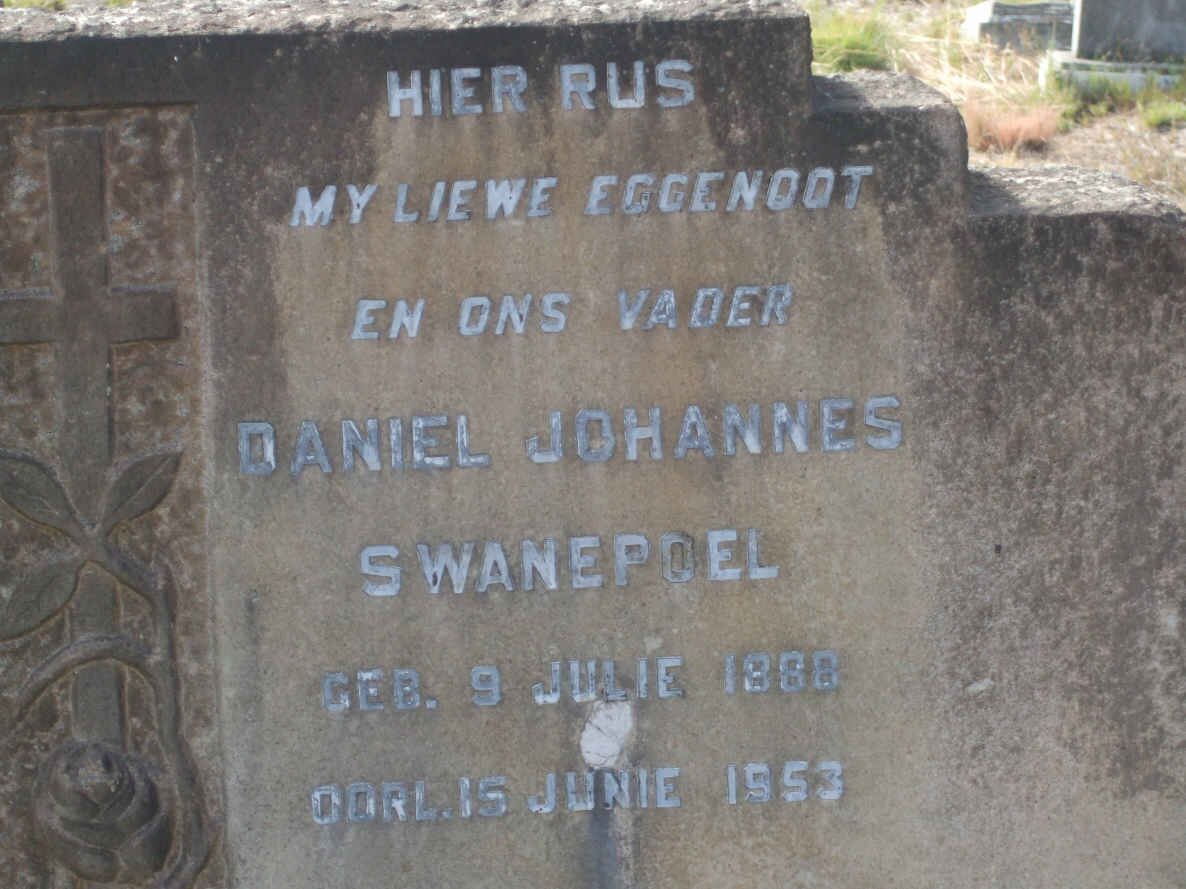 SWANEPOEL Daniel Johannes 1866-1953