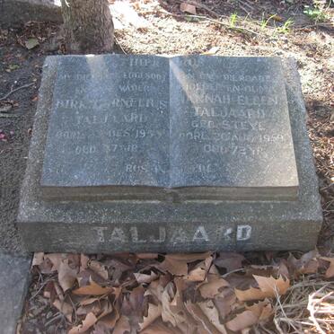 TALJAARD Dirk Cornelius -195? &amp; Hannah Ellen STEYL -1959