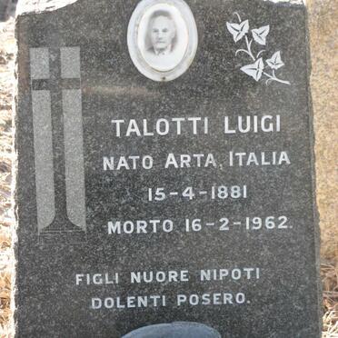 TALOTTI Luigi 1881-1962