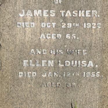 TASKER James -1922 &amp; Ellen Louisa -1955