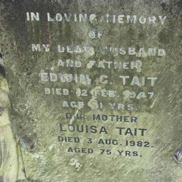 TAIT Edwin G. -1947 &amp; Louisa -1982