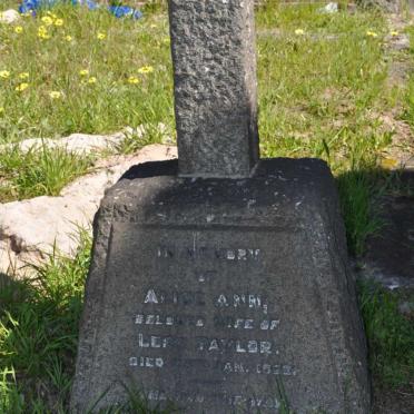 TAYLOR Alice Ann -1922