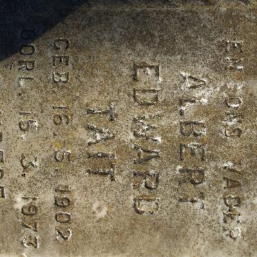 TAIT Albert Edward 1902-1973 &amp; Aletta Frederika HEUNIS 1911-1986_2