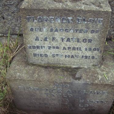 TAYLOR Florence Elsie 1901-1919