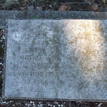 TAIT C.H 1883-1964 &amp; H.J. VAN ROOYEN 1884-1968, TAIT Harry P. 1920-1957_1